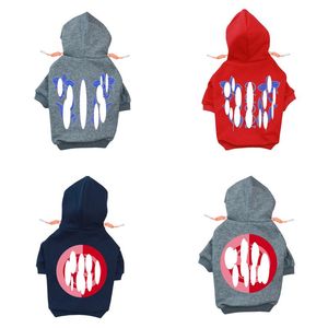 Hundkläder designer kläder märke mjuka och varma hundar hoodie tröja med klassiskt designmönster husdjur vinterrock kallt väderjackor ot9bt