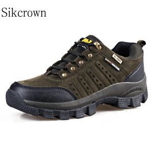 Shoes Army Green Men Shoes Casual Lace Up Hiking Waterproof Sport Work Boots Husband Professional Tactical Ankle Sneakers Safety Shoes