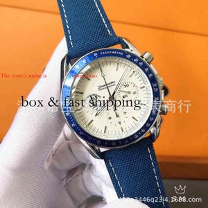 크로노 그래프 Superclone Watch Watches Wristwatch 럭셔리 패션 디자이너 남성 비즈니스 신사의 Six Needle Timing Super Belt Watch Montredelu