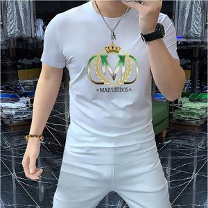 Nya Tshirts Designer Men Men's Polo Top Mens Shirt Shirts Tops Shortwig Short Sleeve Clothes Women Tee Clothe Street Graffiti LETTERING PRINT CREWNECK