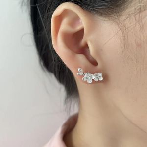 Ohrstecker Trendy Silber Farbe Elegante Goldene Blume Vintage Für Frauen Mädchen Geschenk Modeschmuck Dropship Großhandel