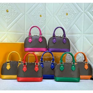 Bolsa de designer Bolsa de luta transversal Bolsas de luxo Bolsas de luxo Almabb Shell Bag Handle Handel