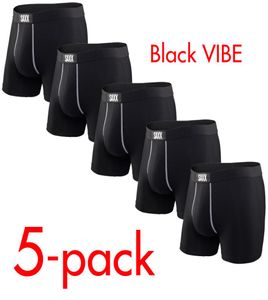 VENDAS VIBE Cueca boxer masculina de ajuste moderno, pacote com 5 ~ SEM CAIXA (tamanho Aman) 2491889