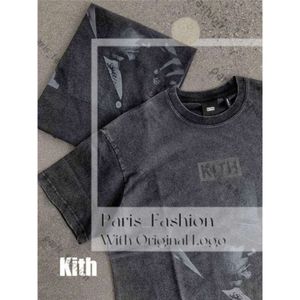 Roupas vintage kith camisa homem biggie t pronto para morrer t camisa das mulheres dos homens de alta qualidade lavar e fazer camiseta velha 146