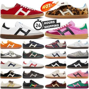 Oryginały Gazzelle Vegan Adv Buty do biegania Men Designer Black Gum Red Pink Velvet Green Cream Blue Mens Damens Treakers Treakers