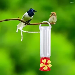 Other Bird Supplies Transparent Hummingbird Feeders Leak-proof Plastic Hanging Long-lasting With Wires Yard