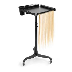 Stands 1st Professional Justerbar frisörsalong Rolling Trolley Beauty Salon Tray Cart Salon Tattoo Spa Barber Tool Stand med Tray