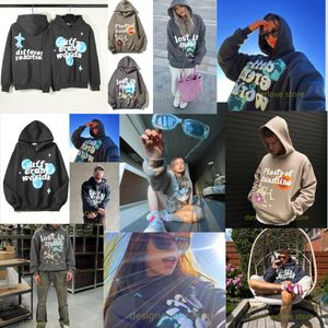 Luksusowe męskie bluzę z kapturem Bluzy Mężczyźni Hip Hop Rock Streetwear Dopasowanie zestawu damskiego stroju dżins teers garnitur purpurowy czarny szara bawełniana bluza mody xxl