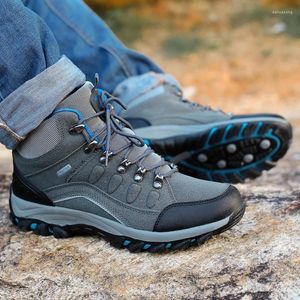 Fitness Shoes Men And Women Hiking Sports Outdoor Non-slip Couple Walking Soft Sneakers High Top