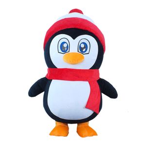 Mascot Costumes 2m / 2.6m Iatable Penguin Costume for Christmas Entertainment Adult Funny Animal Character Blow Up Mascot Suit Dress