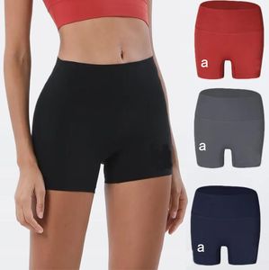 Pantaloncini da yoga da donna alolulu che gestisce esercitati casual traspiranti e traspiranti rapidi pantaloni di sicurezza