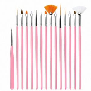 nail Art Brush Manicure Tools Set Ultra-fine Nail Makeup Brush Painted Drawing Pen Carving Drawing Pen French Makeup Accorie h55Q#