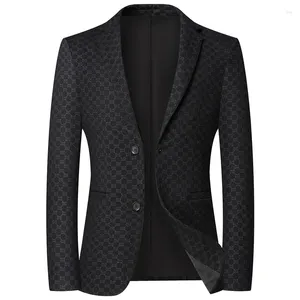 Erkek Suitler Koreli Versiyon Sıradan Trend İşleri Yetkilendirme Düğün İngiliz Stil Harfleri Blazer Business Fashion Beyefendi Takım