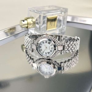 Man Ying Alloy Set Fashion Roman Diamond Armband Women's Watch