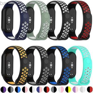 MIバンドに適したウォッチバンド7 6 NFCブレスレットシリコンスマートブレスレットMiband 4ストラップPulseira Correa Mi Band 3 4 5 Straps 24323