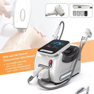 Le più recenti vendite superiori Depilazione laser a diodi 3 Lunghezza d'onda 2 in 1 Dispositivo laser per la rimozione di capelli e tatuaggi presso la Spa Home Professional Laser 808 Macchina per la depilazione