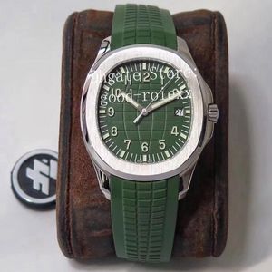 4 Colour Watches For Men 40mm Watch Automatic Cal 324 SC Green Gray Blue Dial 5167 Eta Rubber Strap ZF Factory Men's Wristwat292c