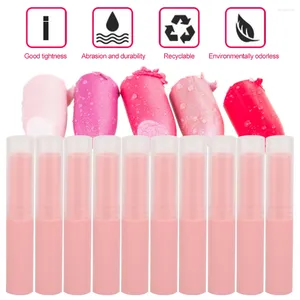 Garrafas de armazenamento 10pcs Vazio Lip Balm Tube Gloss Container DIY Batom Fazendo Acessório