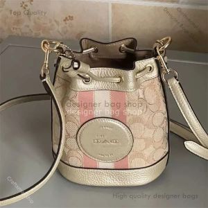 Designer-Tasche, Einkaufstasche, neue Dempsey-Mini-Beuteltasche mit Kordelzug, Fragrant Blae One Shoulder Crossbody Handheld, Old Flower Wanderer