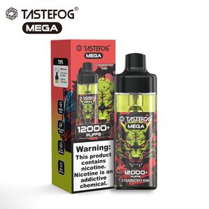 Tastefog Mega 12000 Puffs оптовая продажа многоразового и перезаряжаемого распылителя для электронных сигарет Vape