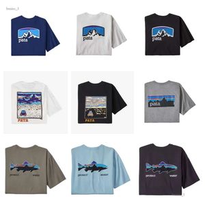 T-Shirt Herrenhemd Designer-T-Shirts Grafik-T-Shirt Herren-T-Shirts Baumwolle Blau Schwarz Whirt Outdoor Be on Foot Climb A Mountain S M L Xl 2xl 3xl Hohe Qualität 837