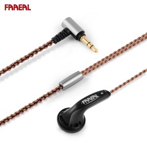 Auricolari FAAEAL Cuffie Iris 2.0 Auricolari cablati durevoli da 3,5 mm Suono dinamico cristallino Auricolari con bassi buoni per smartphone/PC/tavolo