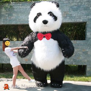 Костюмы талисмана 2 м/2,6 м/3 м, костюм гигантской панды для взрослых, полный костюм талисмана для мероприятий, вечерние, наряд с изображением животного, развлечения