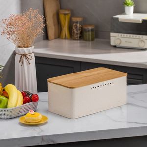 Metal Bread Box Bread Storage Bin with Lid Kitchen Storage Container for Kitchen Countertop Home 240307