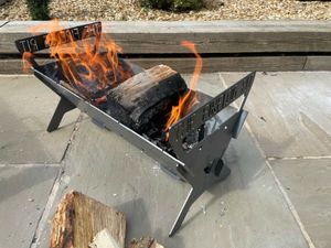 كبير flre plt firepit fire pit portable camping logblible fire log bbq grill