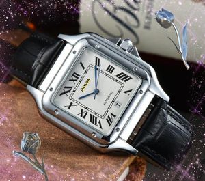 Hochwertige Herren-Armbanduhr mit Botton Twire-Zeichnung, zwei drei Stiche-Serien, Quarzwerk, schwarzbraun, echtes Leder, wasserdicht, automatische Tages- und Datumsuhren