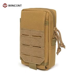 Carteiras Bolsa de cintura tática da cintura masculina ao ar livre Saco de cintura militar de cintura Molle Função Bag de Nylon Mobile Wallet Travel Tool Tool