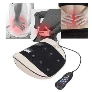 Massera nackkudde Electric Heat Neck Back Massage Kudde Vibrerande midja Cervikal Massager Muskel Relax Relieve Trötthet Lumbal Disc Herniation 240323