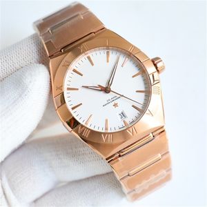 konstelacje Montre de Luxe męskie zegarki na rękę 39 mm 8800 Automatyczny ruch mechaniczny stal luksusowy zegarek zegarek relojes 03