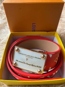 Fashion LU big business casual smooth buckle design men's and women's belt width 3.8CM, with authentic letters can be matched with fashion design bags hundred orient