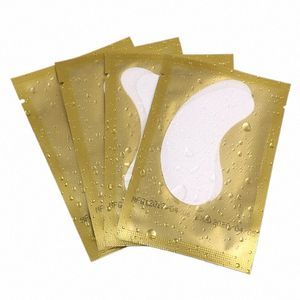 50 paia / pacco New Paper Patch Eyel Under Eye Pads L Eyel Extensi Paper Patches Consigli per gli occhi Involucri adesivi Make Up Tools I2wR #