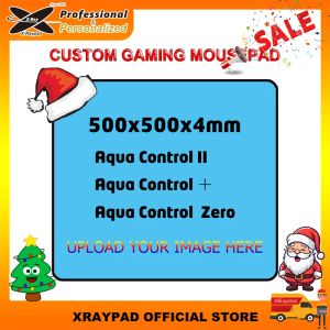 パッド50x50cmカスタムXrayPad Aqua Control Plus/ AC2/ Zero Mouse Pad Free Stitch Desk Mat