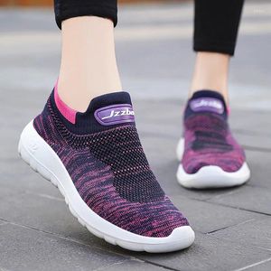 Casual Shoes Women Sneakers Mesh Slip-on Light Running Sport Zapatillas Mujer De Deporte Size 35-41 Sale
