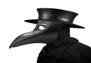 New plague doctor masks Beak Doctor Mask Long Nose Cosplay Fancy Mask Gothic Retro Rock Leather Halloween beak Mask267v9688441