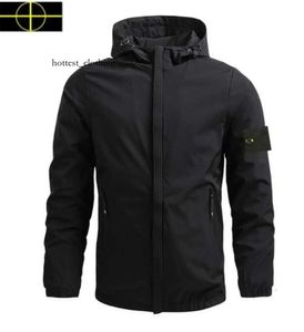 Stein Iland Jacke 2023 Mode Herren Designer Herren Damen Oberbekleidung Frühling Herbst Mantel Windjacke Reißverschluss 530 Stein