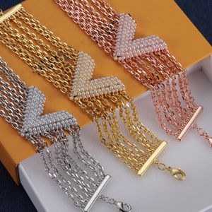 Designer Bracelet Rose Gold Chain Womens Bracelet Exquisite Gift Jewelry for Men