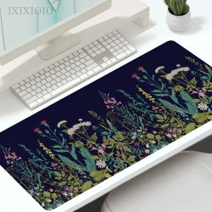 Pads Flower Aesthetics Mouse Pad Gamer XL Komputer Nowy duży niestandardowy Mousepad XXL Mousepads Naturalny guma Office PC Desktop Myse Myse