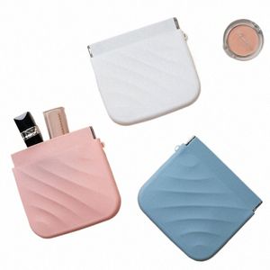 soft Silice Cosmetic Bag Makeup Tool Makeup Brush Holder Storage Bag Travel Portable Dust Pouch Lipstick Eyebrow Organizati A7Lo#