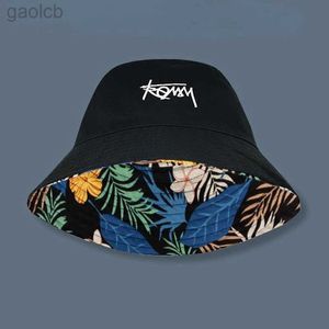 Wide Brim Hats Bucket Hats 2023 New Mens Fighting Hat Double sided Womens Flower Fisherman Hat Summer Leisure Street Sun Hat Bob Panama Wholesale 24323