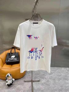 2023 Designer Masculino T-shirt Puro Algodão Manga Curta T-shirt Moda Casual Masculino e Feminino T-shirt Casal Neutro Carta Imprimir Verão T-shirt Feminino