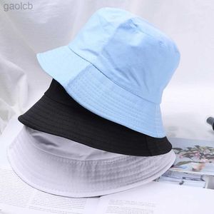 Wide Brim Hats Bucket Hats Unisex Cotton Bucket Hat Summer Folding Sun Protection Panama Hat Solid Hip Hop Wide Brown Beach UV Protection Fisherman Hat 24323