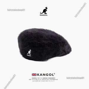 Stingy Brim Hats Stingy Brim Hats Kangol Hat Kangaroo Beret Female British Retro Korean Version Tidea Rabbit Hair Star Same Style Bud Hat J230829