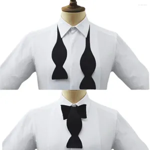 Arco laços de seda cetim masculino bowties auto 2024 cor sólida clássico masculino vintage bowtie ajustável festa de casamento de negócios