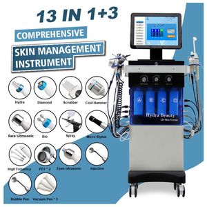 14 IN 1 Hydra Facial Microdermabrasion Water Dermabrasion Machine Skin Care Device Hydro Diamond Peel Hydra Cleaning Salon Use Beauty Equipment