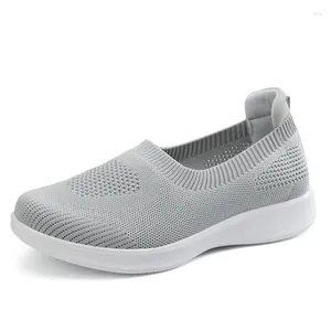 Casual Shoes 2024 Style Zhonglefu Shoe Cover Foot Leisure Soft Sole Mother One-Step Sports Large Size Women's Single 35-42