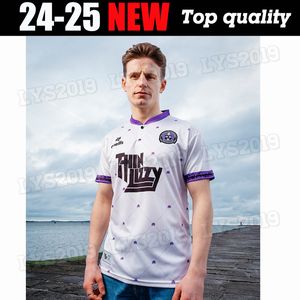 Bohemian FC 2024 2025 Away White Bohemian Soccer Koszulki Trzecia Bohemian Specjalna koszulka piłkarska Camiseta de Futbol Top Thailland Maillots Foot Dostosowanie